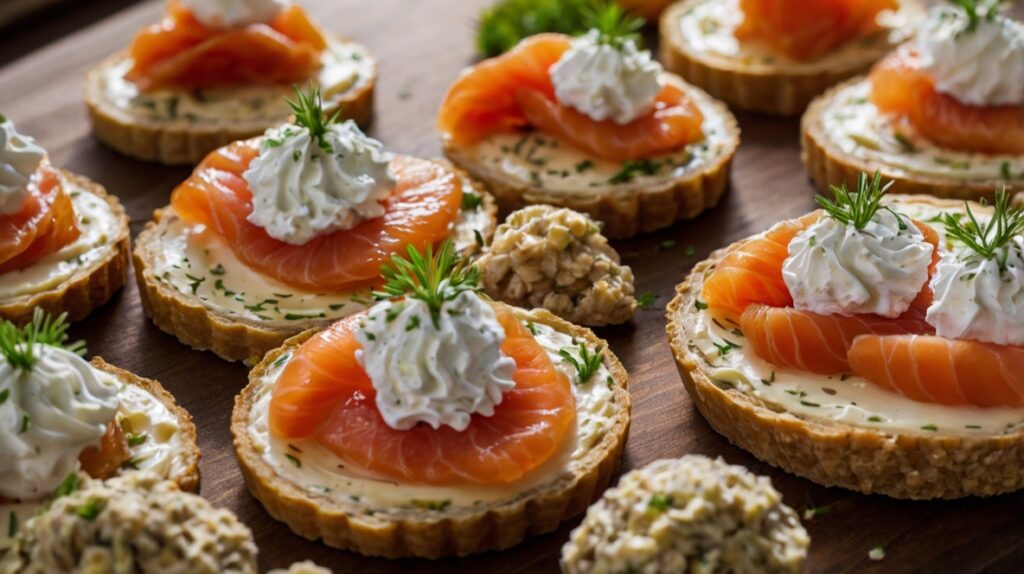 Canapés de Camarão